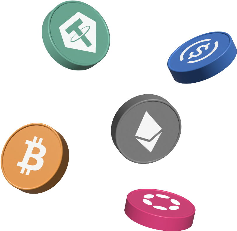 Móvil mostrando visualización de criptomonedas.