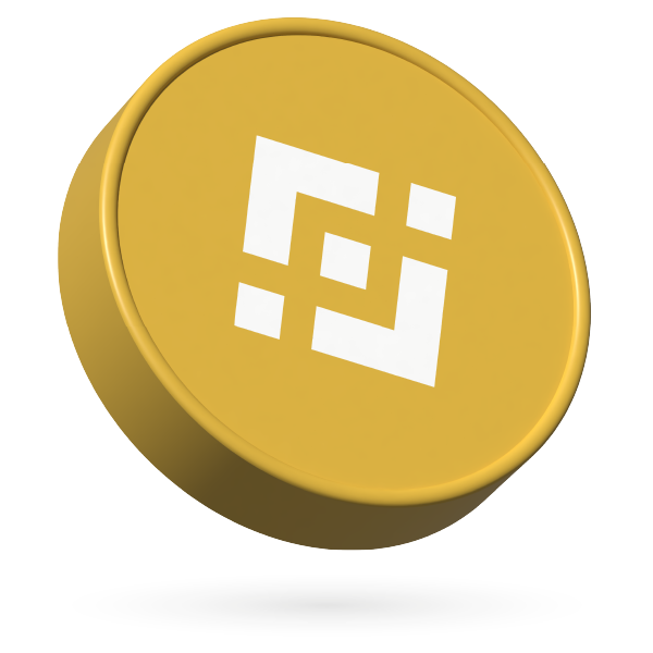 Logotipo de Binance Coin (BNB).